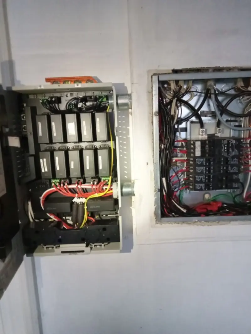 Electrical panel upgrade completed for Security Camera Wiring in Aberdeen